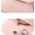 Snap-Fastener Square Jewelry Gift Bag Gift