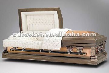 Square Corner Copper Casket (Funeral Caskets And Coffins 1864)