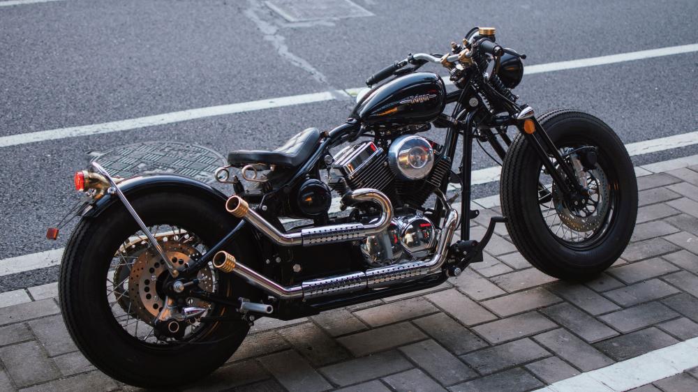 Classic 250CC Bobber motorcycle