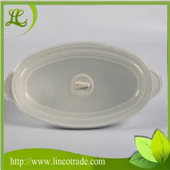 Microwave Plastic Oval Crisper
