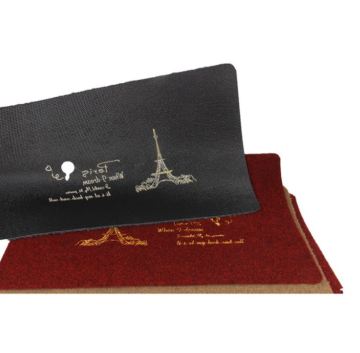 Essential household fashion embroidery customized mat