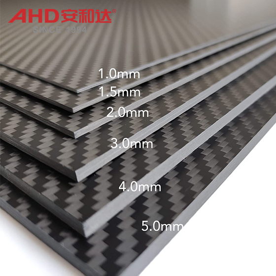 carbon fiber sheets thickness
