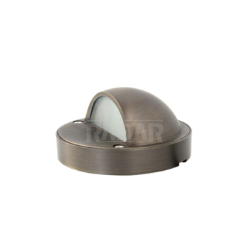 Antique Brass LED Recessed Deck Lights for Park Garden Decoration with IP65 G4 Bulb