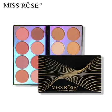 8 Color Blusher 4 Color Contour 4 Color Highlighter 3 in 1 Professional Makeup Palette