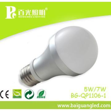 AC 85v~265v high lumen hot sales 7w led bulb lamp e27