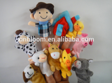 old macdonald had a farm nursery rhyme theme 7 cm plush finger puppet 10 in 1 set small toy doll