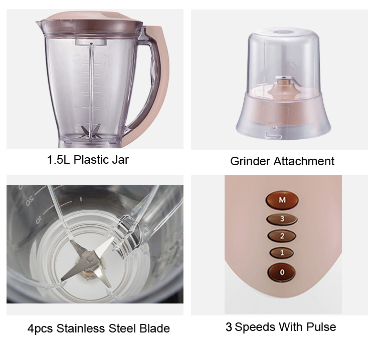 Electric Automatic Blender Slow Press Combined Juicer