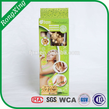 wooden roller back massager