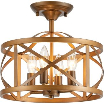 Rustic Vintage Farmhouse Ceiling Light
