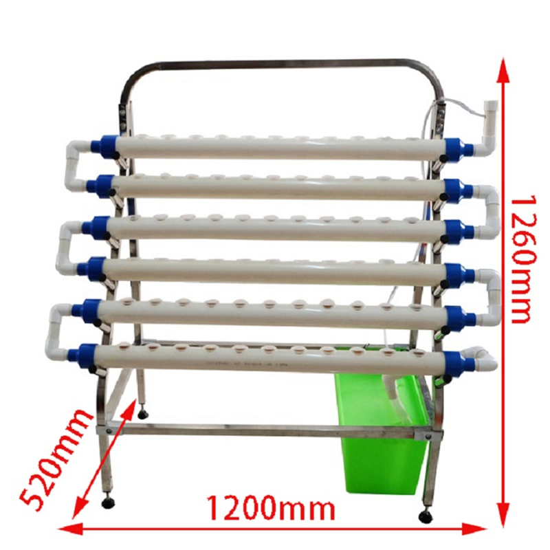 Complete Hydroponics Growing System pvc pipe hydroponic system for Vegetables Indoor Plant NFT
