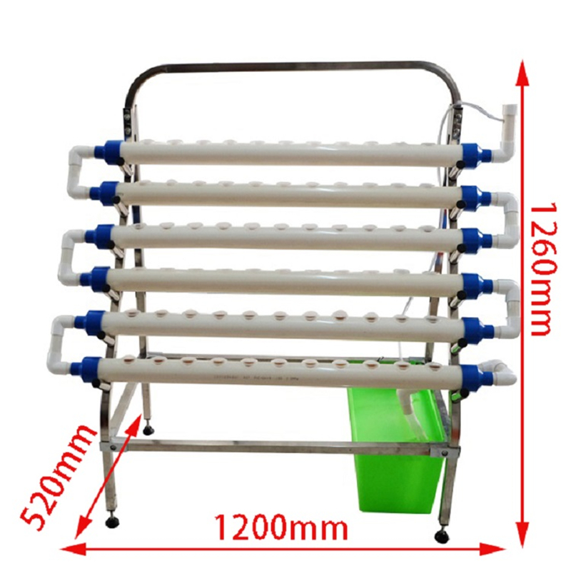 Small NFT Garden Hydroponic System with 66holes