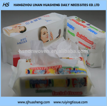 Eco friendly disposable tissue facial tissue H580 facial tissue