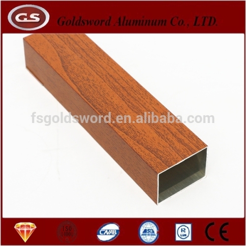 Hot sale rectangular extruded aluminum tube