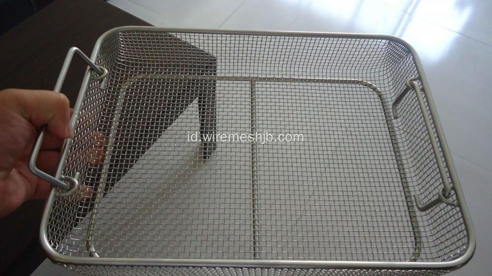 Keranjang Mesh Stainless Steel dalam pemrosesan