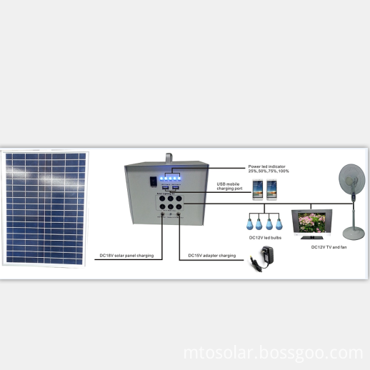 solar electricity generating system for home