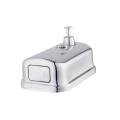 1L Manual Large Capacity White Liquid Soap Dispenser for Public Hotel Bathroom Kitchen