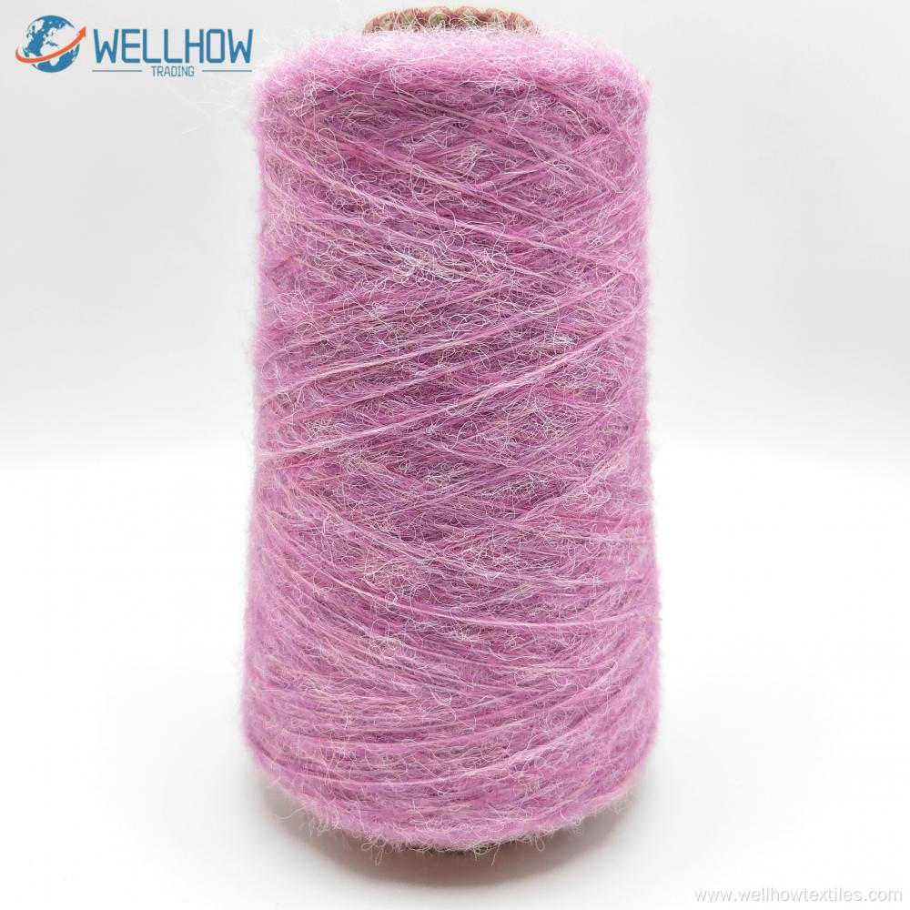 1/6nm Acrylic Nylon PBT Brushed Yarn