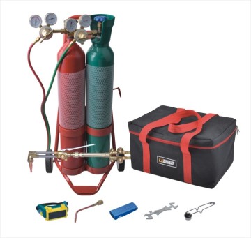 Portable Stainless Steel Oxygen Acetylene Welding and Cutting Kit with Regulator and Torch
