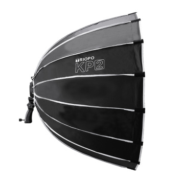 Kit de softbox de caja de flash de estudio portátil: triopo 90 cm y 70 cm para la luz de la velocidad