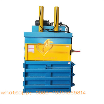 Waste Plastic Bailing Compressing Baler Machine