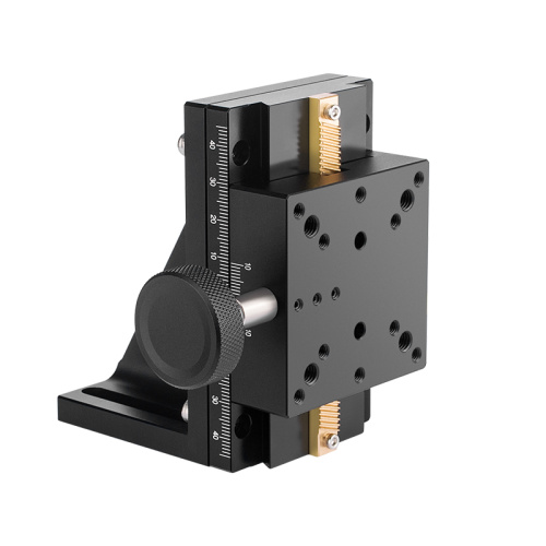 Platina manual de ranura en cola de milano de carrera larga con eje Z 60x60 mm