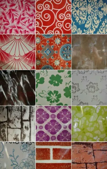 China Flower Pattern Coated PPGI Sheet in Coils, Flower PPGI