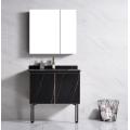 Black bathroom vanities stand for new