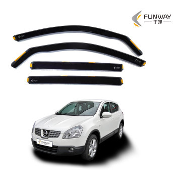 Factory Car Accessories PMMA Window Vent Visor Wind Deflectors for Nissan QASHQAI MK1 2007-2013 5 Door SUV