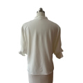Women's Flutter Sleeve Flowy Blouse Shirt