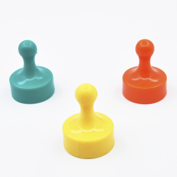 Blauwe magnetische push-pins voor Bulletin Board