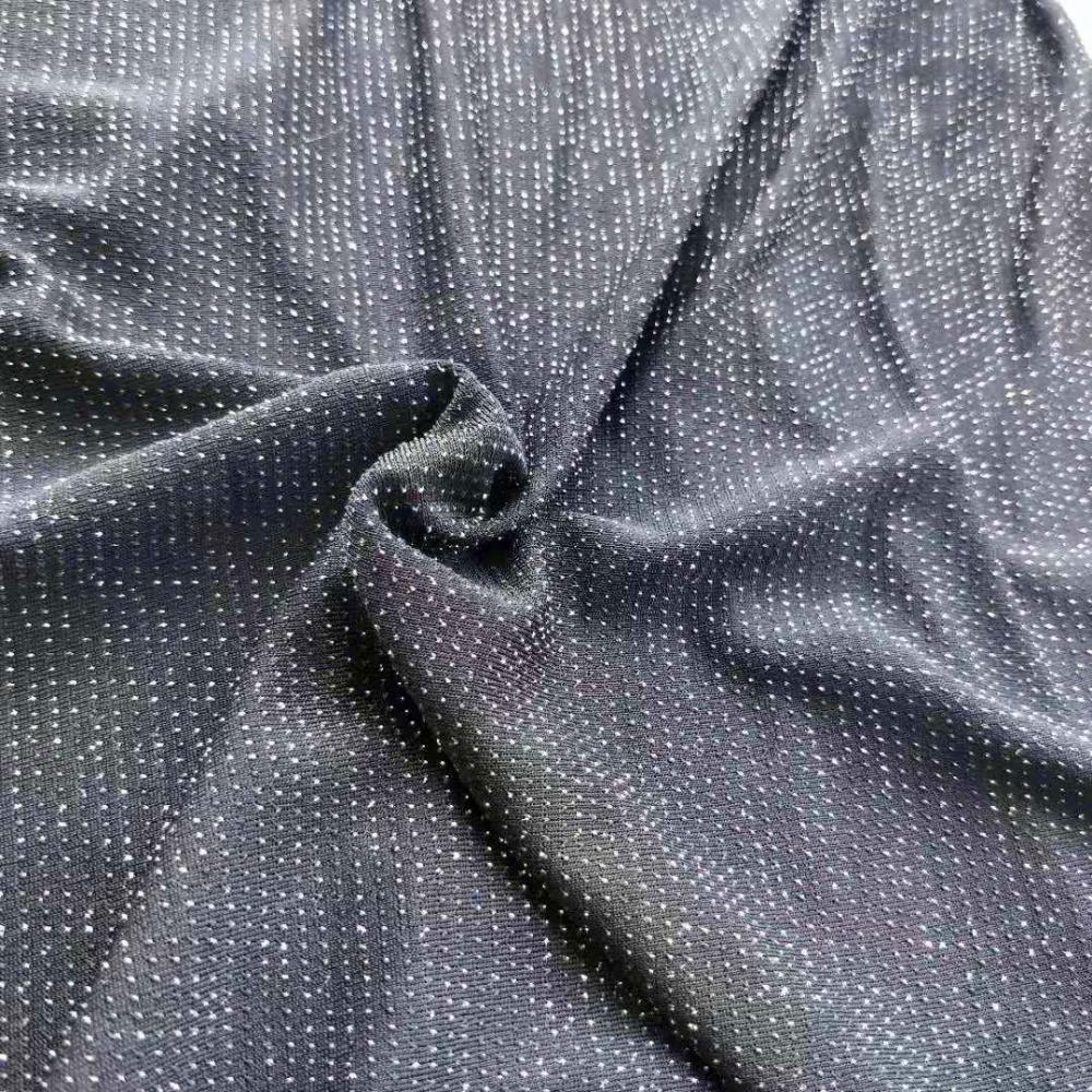 Knitting Metallic Jacquard Fabric