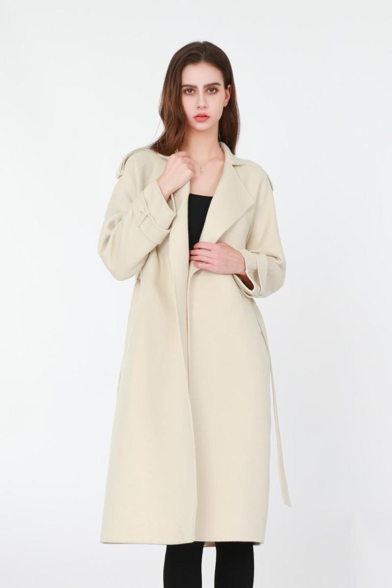 Suit-style Collar Loose Wool Coat