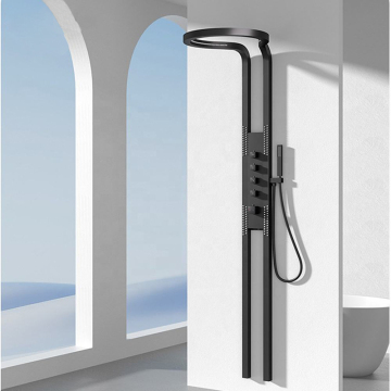 Wall-Mounted Luxury Rain Shower Set with Rainfall Waterfall Feature and Mixer