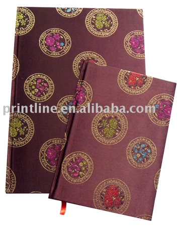 Silk cover notebook