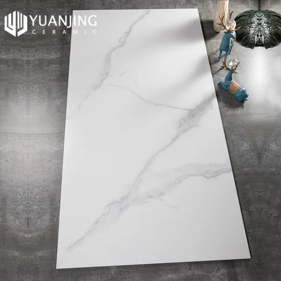 Wholesale Affordable 750x1500mm Soft Light Full Body White and Grey Marble Finish Glazed Porcelain Floor Tiles