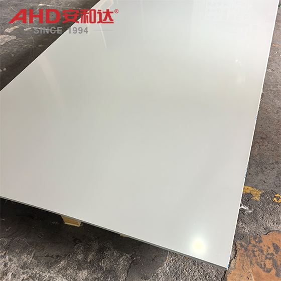 Solid agate gray PVC plastic sheet