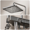 New Digital Display Rainfall Bathroom Shower Faucet Set