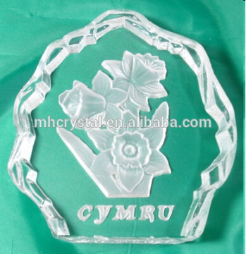 unique crystal iceberg with flowers inside MH-10086