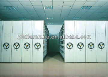 Commercial Furniture Foldable Mobile Shelves For Archive System