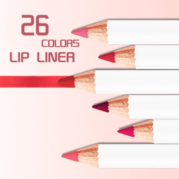 Private Label Wholesale High Pigment Waterproof Nude Matte Lip Liner Pencil Cream