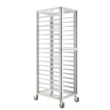 Customizable 18 Layer Aluminum Alloy Bakery Rack Trolley for Whole Sale