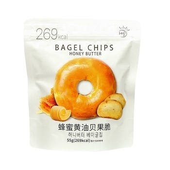 Jiur nuovi sapori patatine bagel: snack sano al burro al miele all'ingrosso
