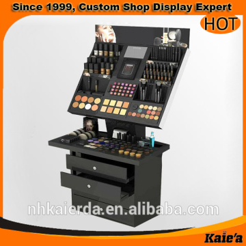 2017 Fashion black display makeup stand furniture