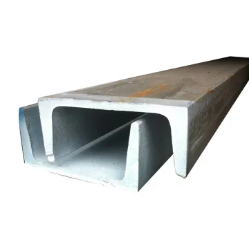 Hot Rolled Carbon Steel U Beam C Channel Black Iron UPN Channel