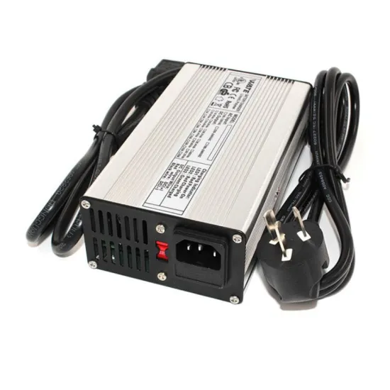 High-Power Lithium Battery Charger with Adjustable Voltage and Multiple Current Options, Including Various Plugs