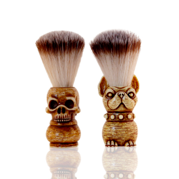 Men's Beard Cleansing Tools: Barber Whisker Brush and Bowl