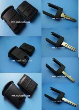 HU100 HU43 left right Blade Opel Corsa 2 button remote key shell blank cover case fob