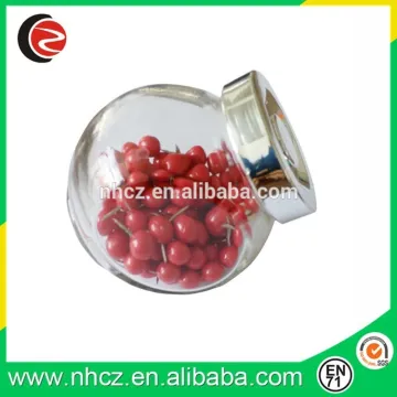 Red color ball Push Pins