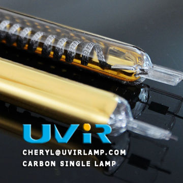 Gold Reflector Carbon Fiber Lamp IR Emitter