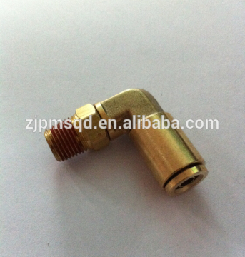 America brass Push Connect male elbow swivel DOT connector NPT thread fitting